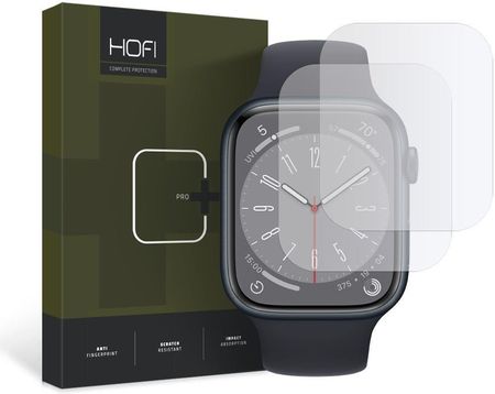 Hofi Folia Hydrożelowa Hydroflex Pro 2 Pack Apple Watch 4 5 6 7 8 9 Se 44 45 Mm Clear