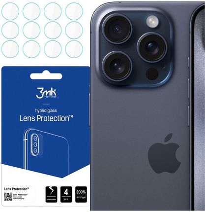 3Mk Lens Protect Iphone 15 Pro Max 6.7" Ochrona Na Obiektyw Aparatu 4Szt