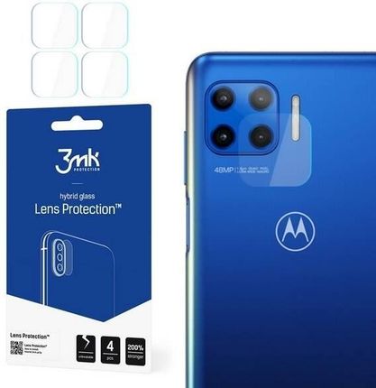 3Mk Szkło Hybrydowe Flexible Glass Lens Motorola Moto G 5G Plus Na Aparat 4 Szt