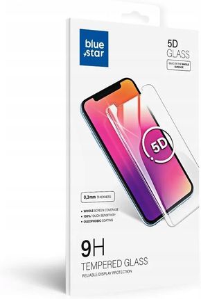 Blue Star Szkło Hartowane 5D Do Iphone 15 Pro Max (Full Glue) Czarny