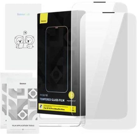 Baseus Tempered Glass Corning For Iphone 13 Pro Max 14 Plus With Built In Dust Filter