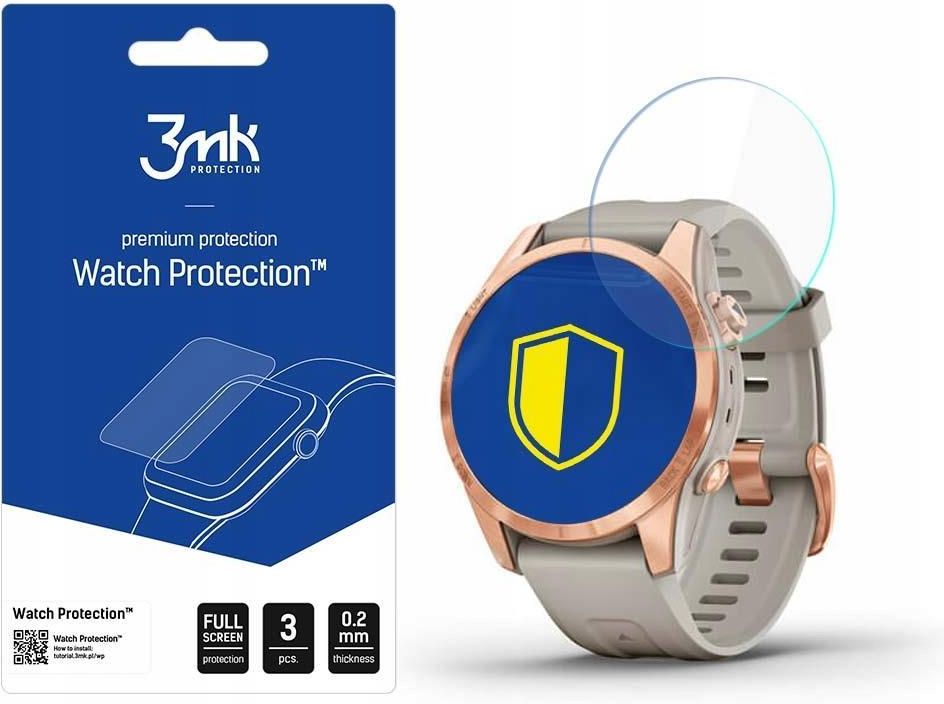 BROTECT Glas Screen Protector voor Garmin Forerunner 945 (3 Stuks) Schermbeschermer [9H Hardheid, Beschermglas-Folie niet Gehard Glas