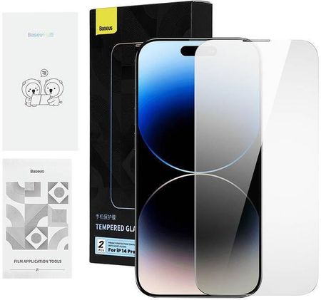 Baseus Szkło Hartowane Iphone 14 Pro Max Prywatyzujące Clear