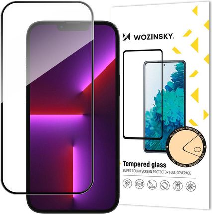 Wozinsky Szkło Hartowane Iphone 15 Pro Max Tempered Glass 9H Full Glue Black 9145576280331
