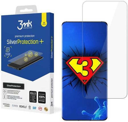 3Mk Antymikrobowa Folia Ochronna Do Huawei P50 Pro 5G Silverprotection