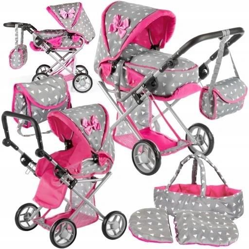 Kinderplay KP0262R Kinderwagen, speelgoedkinderwagen - kinderwagen voor