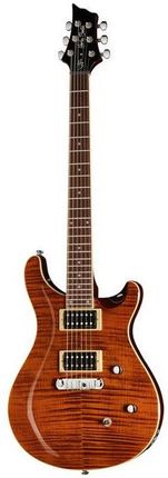 Harley Benton CST-24 Amber Stripes - gitara elektryczna