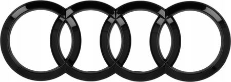 Emblemat Tył Czarny Audi Q3 Q5 A4 A6 202 mm
