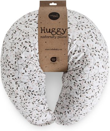 Ceba Huggy poduszka wielofunkcyjna dla Mamy do karmienia i Dziecka Basic Tiny Leaves