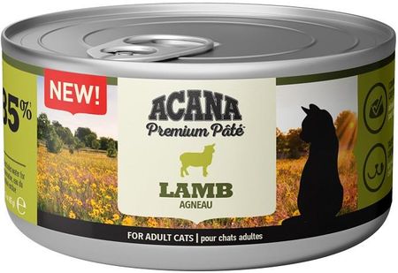 Acana Premium Pate Lamb Pasztet Z Jagnięciną Dla Kotów 24x85g
