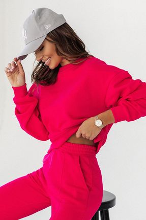 Różowa krótka bluza Lamia -  M/L