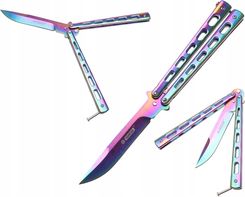 Zdjęcie Nóż Składany Butterfly Motylek Motylkowy Rainbow N426 - Sułkowice