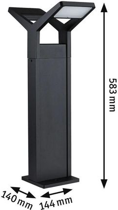 Paulmann Oprawa Ogrodowa Juntea Led Pir Pl94861 - zdjęcie 4