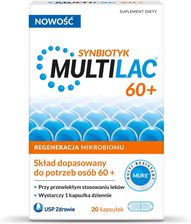 Zdjęcie Multilac 60+ probiotyk 20 kapsułek - Lubin