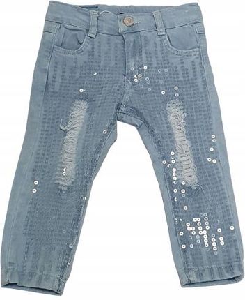 Spodnie jeansowe dla dziewczynki r. 98