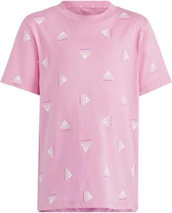 Dziecięca Koszulka z krótkim rękawem Adidas LK Bluv CO Tee Ic3844 – Różowy