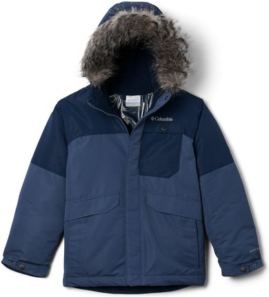 Chłopięca kurtka zimowa Columbia Nordic Strider™ Jacket dark mountain/collegiate navy