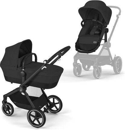 Cybex Eos Lux Moon-Black Głęboko Spacerowy