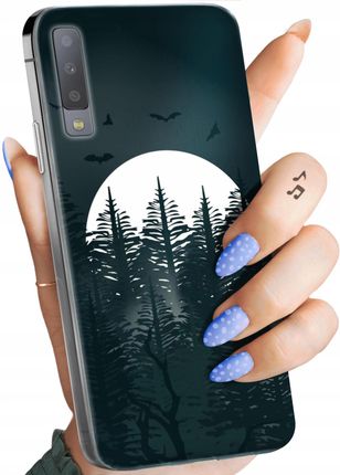 Hello Case Etui Do Samsung Galaxy A7 2018 Mroczne Guma