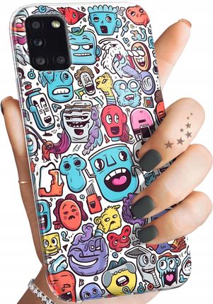 Hello Case Etui Do Samsung Galaxy A31 Doodle Zwierzęta