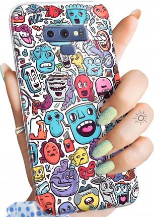 Hello Case Etui Do Samsung Galaxy Note 9 Doodle Potwory