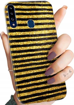 Hello Case Etui Do Samsung Galaxy A20S Złoto Obudowa