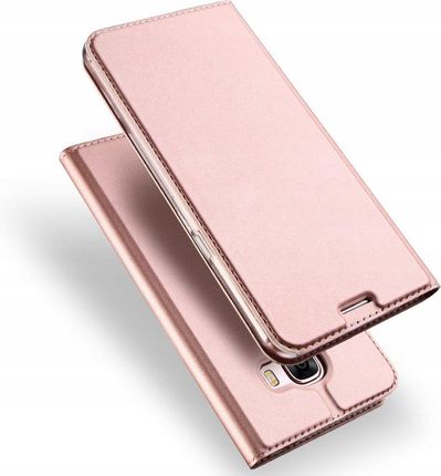 Dux Ducis Etui Portfel Skin Leather Samsung A8+ Plus 2018 Jasny Róż