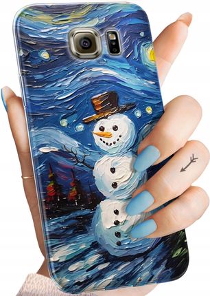 Hello Case Etui Do Samsung Galaxy S6 Bałwan Zima Śnieg
