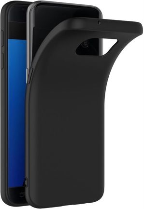 Hello Case Etui Do Samsung Galaxy S7 Gumowe Obudowa Czarne Matowe Silikon Pokrowiec