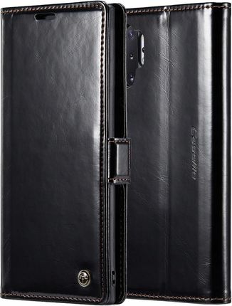 Caseme Etui Skórzane Do Samsung Galaxy Note 10+ Plus Portfel Z Klapką