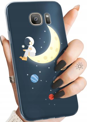 Hello Case Etui Do Samsung Galaxy S7 Księżyc Gwiazdy