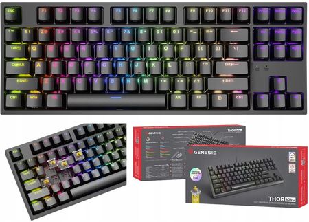 Klawiatura Genesis Thor 404 TKL RGB (NKG2069)