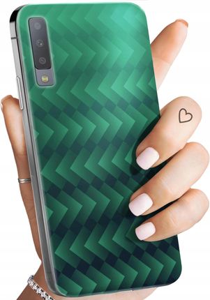 Hello Case Etui Do Samsung Galaxy A7 2018 Zielone Green