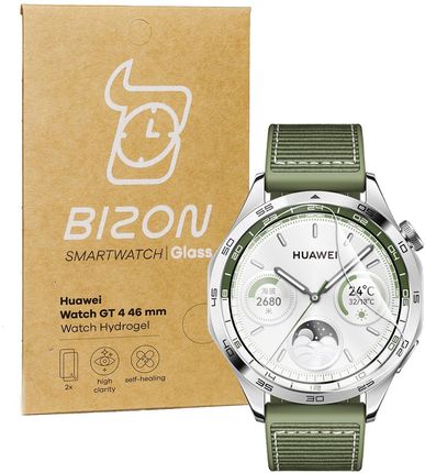 Bizon Folia Hydrożelowa Na Ekran Glass Watch Hydrogel Do Huawei Watch Gt 4 46 Mm, 2 Sztuki