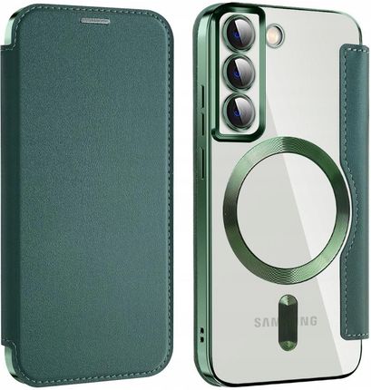 Xgsm Etui Do Samsung Galaxy S22 5G Flipmag Portfel Z Klapką Rfid Magsafe Case