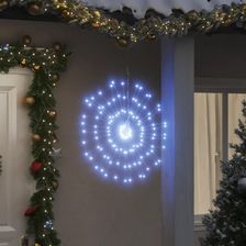 Zdjęcie vidaXL Ozdoby Świąteczne Ze 140 Lampkami Led 4 Szt Zimna Biel 17 Cm 356222 - Brzesko