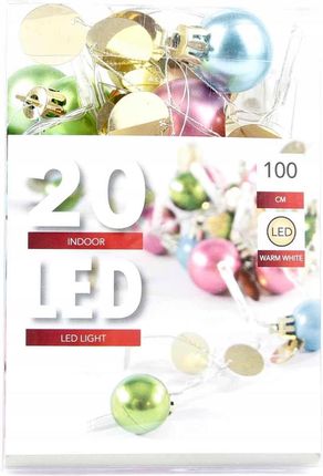 Supplemedica Lampki Choinkowe Świąteczne 20 Led 1M Na Baterie Ea4C50A7-2998-498D-A47B-65Ee8D13285B