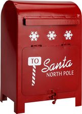 Zdjęcie Home Styling Collection Skrzynka Pocztowa Na Listy Do Mikołaja 15X23 Cm 81572 - Skalbmierz