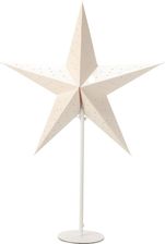 Zdjęcie Christmas Decoration Lampka Dekoracyjna Gwiazda Adwentowa Stojąca 45Cm Biała 3278010 - Żagań