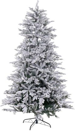 Bigbuy Christmas Choinka Biały Kolor Zielony Pvc Metal Polietylen Śnieżny 180 Cm 1034930