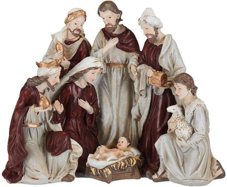 Villa Italia Figurki Świąteczne Pokłon Trzech Mędrców 19 Cm Holy Family 6875