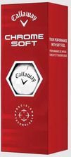 Zdjęcie Piłki golfowe CALLAWAY CHROME SOFT, model 2022 (kolor biały, 3 szt.) - Sępopol