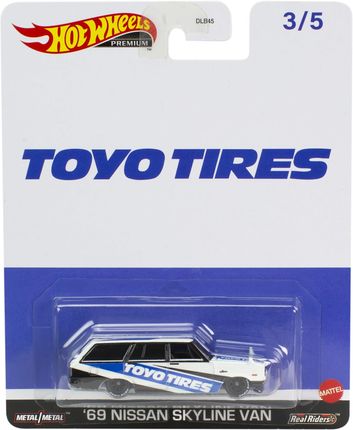 Hot Wheels Premium '69 Nissan Skyline Van Toyo Tires Pop Culture DLB45 HKD05