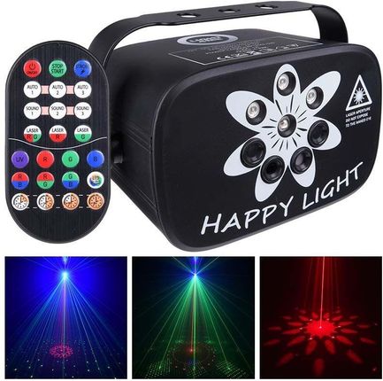 Efekt LED oświetlenie disco laser UV - Light4Me Party Light 1
