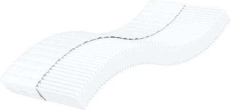 vidaXL Materac piankowy, biały, 90x200 cm, twardość H2/H3