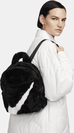 Plecak mini ze sztucznego futra Nike Sportswear Futura 365 (6 l) - Czerń