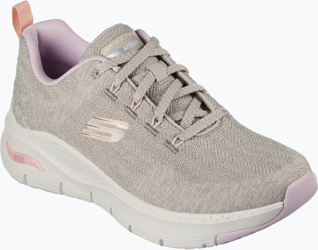 Buty treningowe damskie SKECHERS Arch Fit Comfy Wave taupe/multi