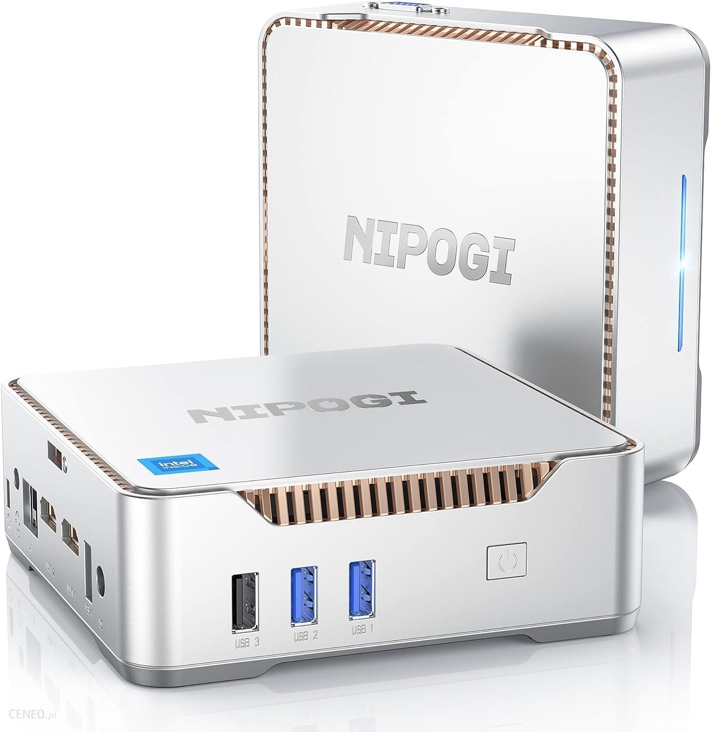 Komputer Komputer Mini PC NiPoGi GK3 PRO 12/256GB SSD N5105 - Opinie i ceny  na