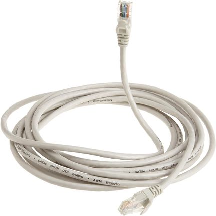 Kabel Sieciowy RJ45-RJ45 Ethernet LAN Kat.5e 1000Mb/s PCV Pozłacane 4.2m