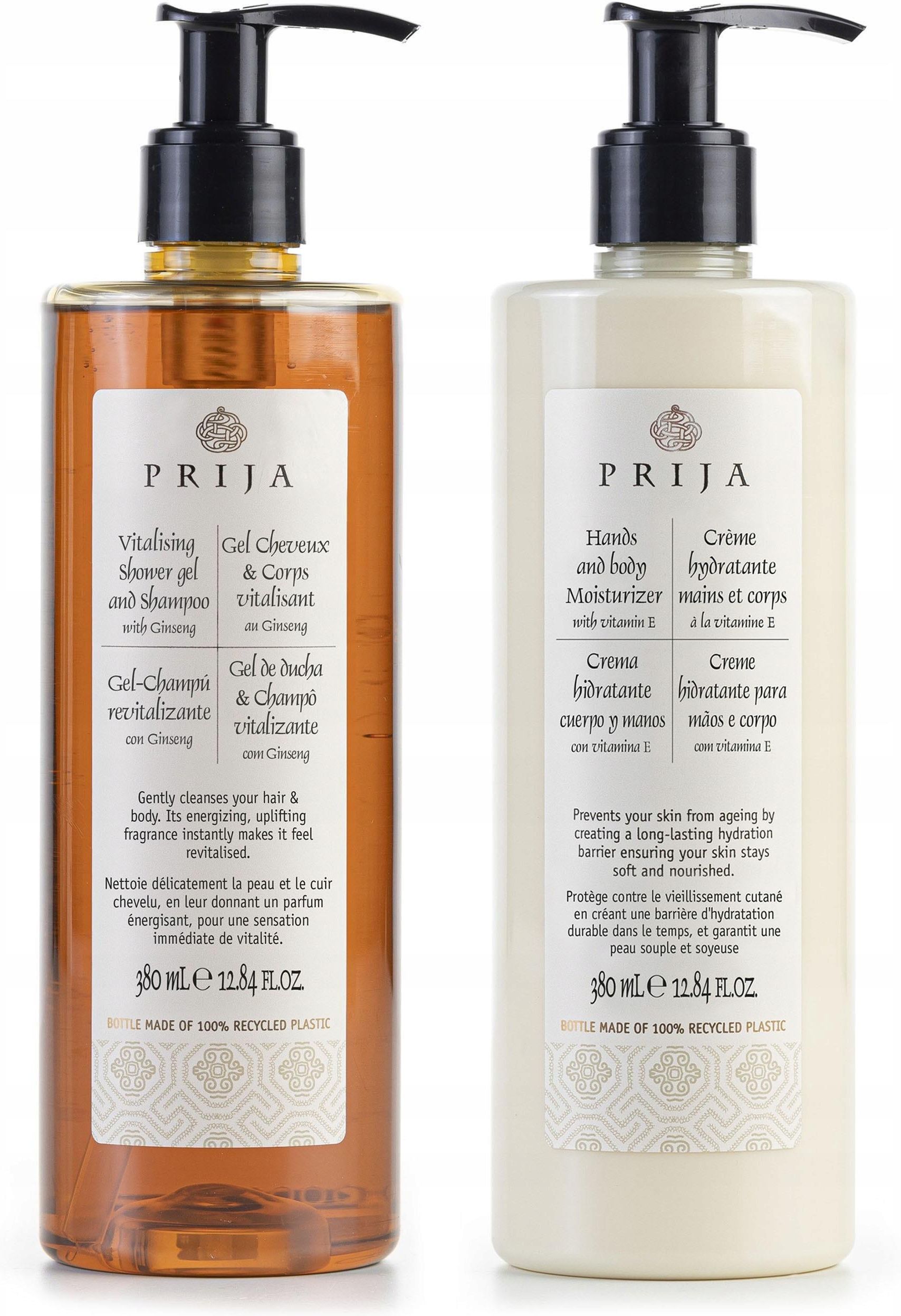 Prija Zestaw: Żel Pod Prysznic Krem 2X380Ml - opinie i ceny